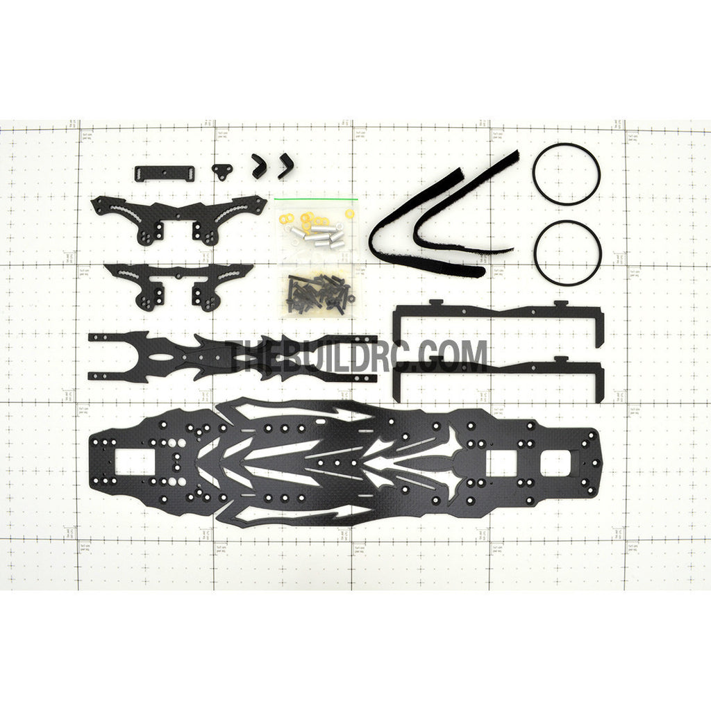 1/10 SAKURA D3 RC DRIFT Car Carbon Fiber Upgrade Kit