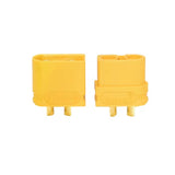 Amass XT60U Male and Female Yellow EU Certified Aircraft Model Power Battery Plug Connector (10 sets)