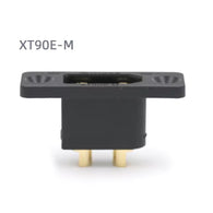 Amass XT90E-M plugs with holes for securing high current gold plated model aircraft connectors (5 pairs)