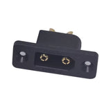 Amass XT90E-M plugs with holes for securing high current gold plated model aircraft connectors (5 pairs)