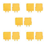 Amass XT60U Male and Female Yellow EU Certified Aircraft Model Power Battery Plug Connector (10 sets)