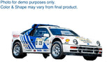 1/8 Lexan Clear RC Car Body Shell for GT FORD RS200 with 325mm wheel base