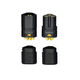 Amass MT Series MT60 Three-pin Plug Motor ESC Socket XT60 Upgraded Version 3 Hole Connector Black (10 sets)