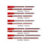 OEM JST-2P Female/Male Head The Sockets Plug Into Each Other Cable Terminal 20/22/24AWG 10/16CM 100mm 160mm (20 pcs)