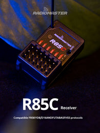 RadioMaster R85C 5-Channel 2.4GHz Receiver - FCC (D8/D16/SFHSS compatible)