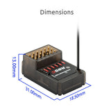 RadioMaster R85C 5-Channel 2.4GHz Receiver - FCC (D8/D16/SFHSS compatible)