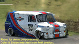 1/10 Lexan Clear RC Touring  Drift  Race Car Body Shell - FORD TRANSIT SUPER VAN