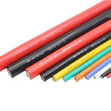 CNCA-C01-01:2014 High quality extra soft silicone Cable 22AWG red and black PV Solar Cable 600V high temperature resistant cable(10 pcs)