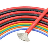 CNCA-C01-01:2014 High quality extra soft silicone Cable 20AWG red and black PV Solar Cable 600V high temperature resistant cable(10 pcs)
