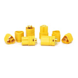 Amass MT Series MT60 Three-pin Plug Motor ESC Socket XT60 Upgraded Version 3 Hole Connector Yellow (10 sets)