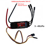 Hobbywing Skywalker 15A 20A 30A 40A 50A 60A 80A V2 Brushless ESC BEC For RC Fixed Wing