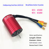 HOBBYWING QuicRun 2435 SLG3 motor 4500KV 6500KV Suitable for 1:18 1:16 RC Car