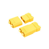 Amass XT90PB-M/F Male and Female PCB Vertical Welding Version High Current Power Model Airplane Plug Connector (5 pairs)