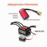 HOBBYWING QuicRun 2435 SLG3 motor 4500KV 6500KV Suitable for 1:18 1:16 RC Car