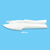 31.5" / 800mm RC Pro boat FRP Swifter-XL  Racing Hydro boat hull for GP & EP