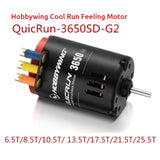 HobbyWing QuicRun 10BL120 G2 120A ESC + 3650SD Sensored Brushless Motor (6.5T/8.5T/10.5T/13.5T/17.5T/21.5T25.5T)