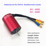 Hobbywing QUICRUN  WP-16BL30 WATERPROOF BRUSHLESS ESC 2435-G3 Motor(4500KV/6500KV)