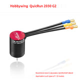 Hobbywing QuicRun 2030 G2 1/18 Brushless Motor (5000/6500/7800KV)