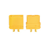 Amass XT60U Male and Female Yellow EU Certified Aircraft Model Power Battery Plug Connector (10 sets)