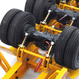 1/14 40ft 3 axle electric support leg skeletal container chassis and 20" container combo