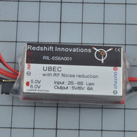 UBEC with RF noice reduction 2S-6S Lipo 5V/6V 6A