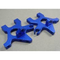 Alloy Rear Bulkhead for White Wolf Drift Car - Blue