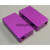 Alloy Servo Mount for White Wolf Drift Car - Purple