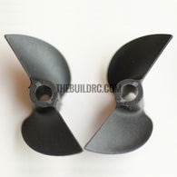 D32x P1.4 ,2-Blade Nylon Positive Propeller for 3.18mm Shaft RC Boat