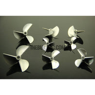 43xP1.4, CNC 3-blade Aluminum CW Propeller for 4.76mm shaft RC Boat