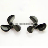 44xP8.4,  3-blade PC Propeller (Anti paddle) for 4mm shaft RC Boat