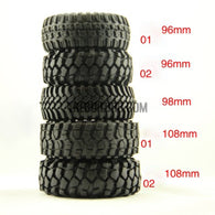 RC 1:10 Rock Climbing Car Racing Tires Tyre 1.9" 90mm 1 PCS for RC4WD F350 SCX10