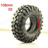 RC 1:10 Rock Climbing Car Racing Tires Tyre 1.9" 102mm1 PCS for RC4WD F350 SCX10