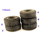 RC 1:10 Rock Climbing Car Racing Tires Tyre 1.9" 102mm1 PCS for RC4WD F350 SCX10