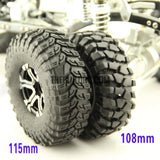 RC 1:10 Rock Climbing Car Racing Tires Tyre 1.9" 102mm1 PCS for RC4WD F350 SCX10