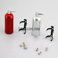 1/10 Scale Metal Fire Extinguisher Sliver- RC Crawler Accessory