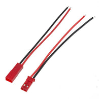 JST plug with silicone wire 24 AWG (female)