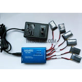 HobbyTiger BC-1S06 6 Port 1S 3.7V 500mA Li-Po Battery Balance Charger