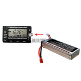 Battery Capacity Checker Tester LiPo LiFe Li-ion Ni-MH Ni-Cd Capacity Controller (Black)