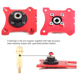 High Quality CNC Metal Servo Rudder Mount Set with Double Arm for Two Servos