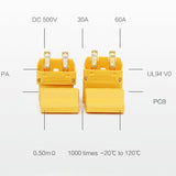 Amass XT60PT 3.5mm Banana Connector Plug Male & Female 1 Pair