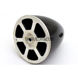 3.25" / 82.55mm Bullet Shape Carbon Fiber Spinner with Aluminium Backplate (Sharp)