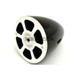 3.5" / 88.9mm Bullet Shape Carbon Fiber Spinner with Aluminium Backplate (Sharp)