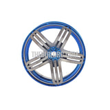 Savor 26mm Set of 4 Alloy Wheels for 1/10 RC Car (Blue and Silver)