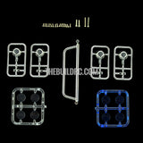 110mm x 16mm x 28 mm Front Bar Lights TAMIYA Mercedes-Benz Actros Compatible (Four Round Light Set)