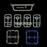 113mm x 30mm x 16mm Front Bar Light TAMIYA Scania Truck Compatible (Four Round Light Set)