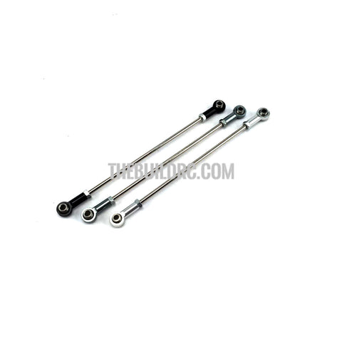 1/14 Trailer metal landing gear compatible with TAMIYA (1pcs)- Gun Metal