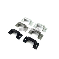 1/14 rubber stopper round pieces of metal trailer frame compatible with TAMIYA (2pcs) - Gun Metal