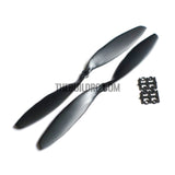 Gemfan 1238 Carbon Nylon CW/CCW Propeller APC For RC Multirotor - 1 pair (1 x cw & 1 x ccw)