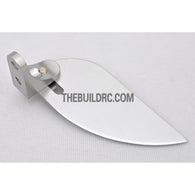 L54 x 23mm Aluminium RC Boat Water Stabilizer Trim Tab Fin