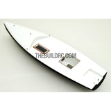 30" RC EP Epoxy Fiberglass E Class Yacht Sailing Boat Hull - Black / White